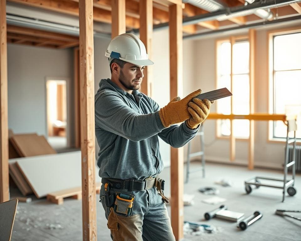 Was macht ein Trockenbauer im Innenausbau?