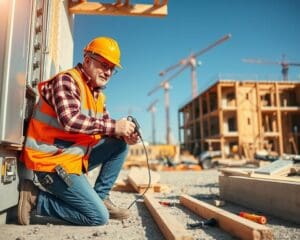 Wie arbeitet ein Elektriker auf Baustellen?