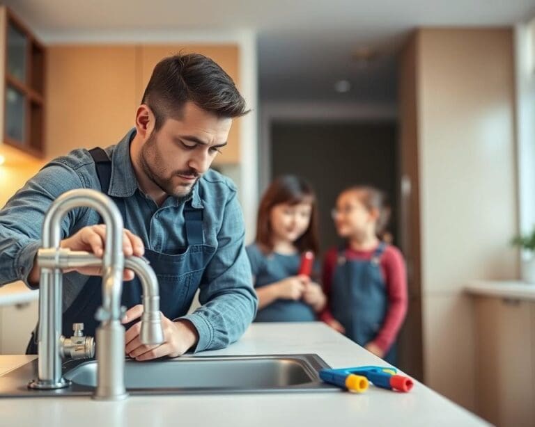 Wie unterstützt ein Sanitärinstallateur Haushalte?