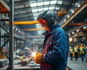 Wie unterstützt ein Schweißer Industrieprojekte?