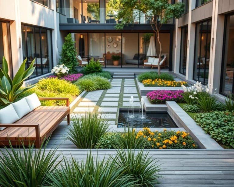 Welche Ideen gibt es für moderne Hofgestaltung?