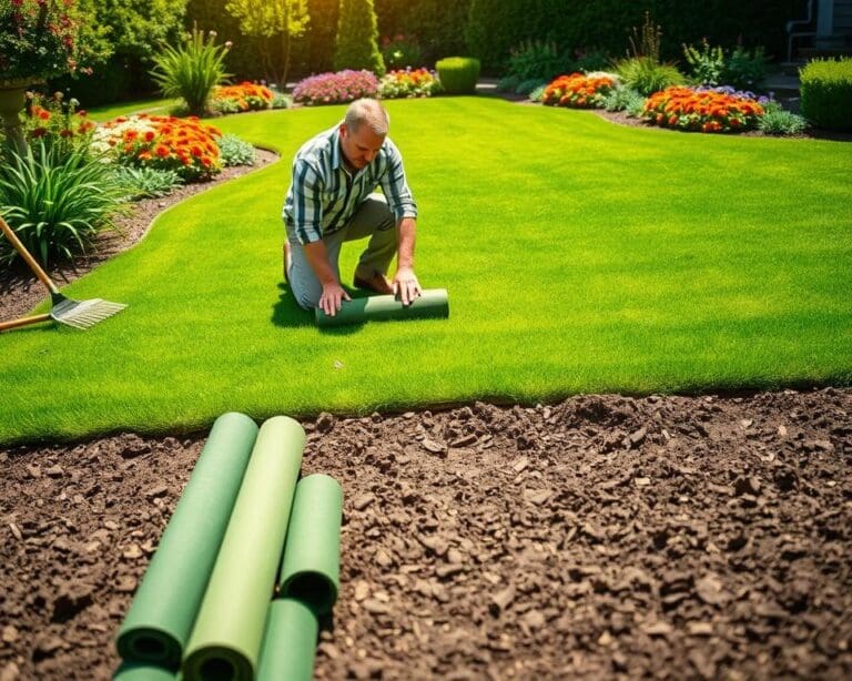 Wie legt man einen Rasen richtig an?