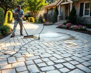 Wie pflegt man eine gepflasterte Einfahrt richtig?