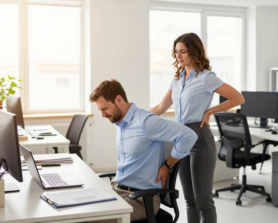 Was hilft gegen Rückenschmerzen im Büro?