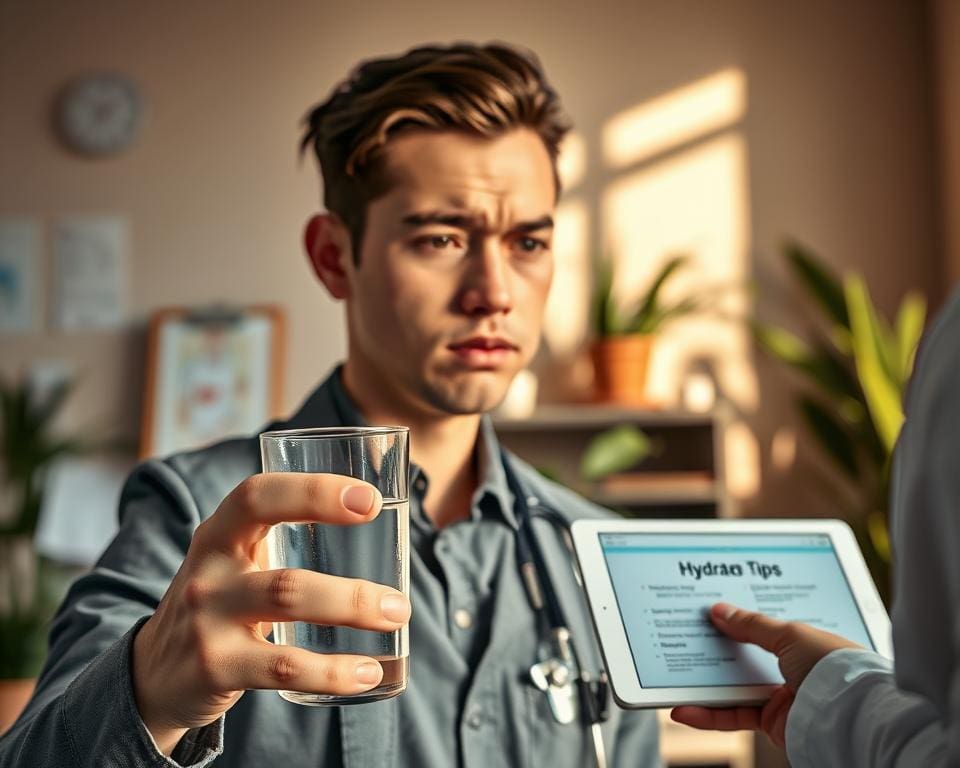 Wie erkennt man Dehydration?