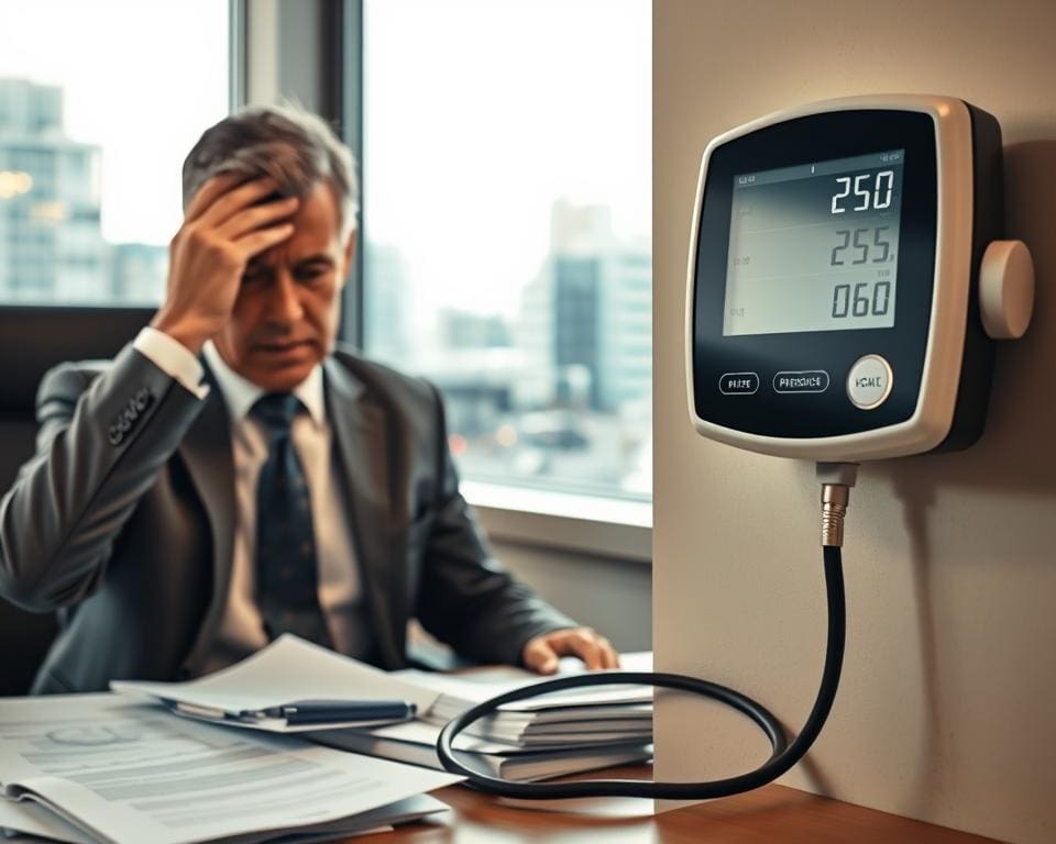 Wie wirkt sich Stress auf den Blutdruck aus?