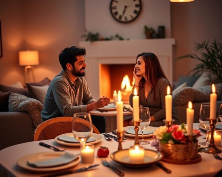 romantische Abende zuhause
