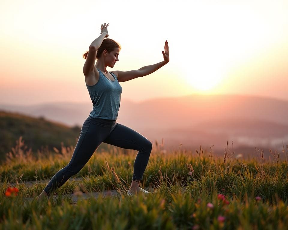 Yoga am Morgen