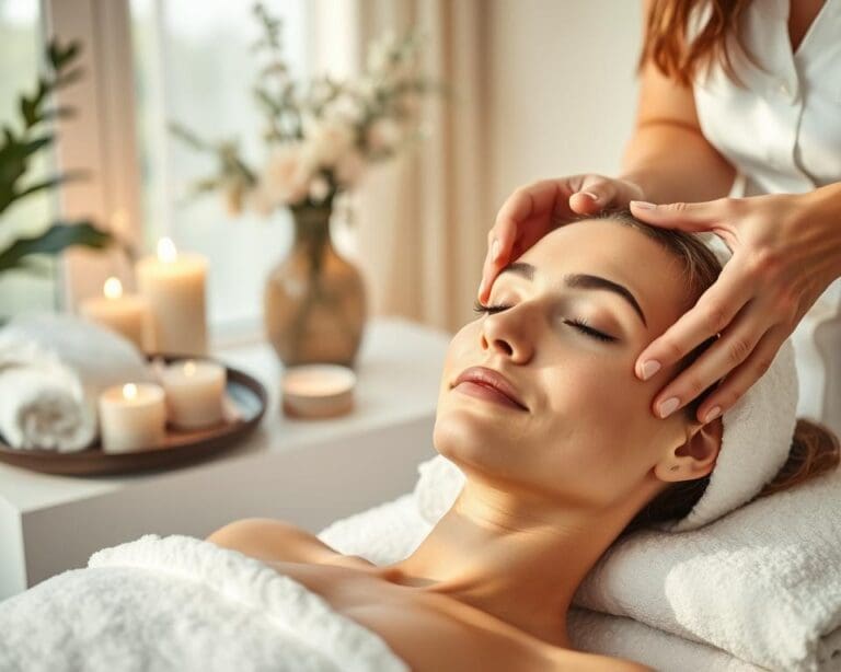 Gesichtsmassage